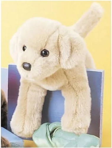 Vista 2 de Douglas Spankie - Animal de peluche de laboratorio amarillo, 12 pulgadas, suave y realista