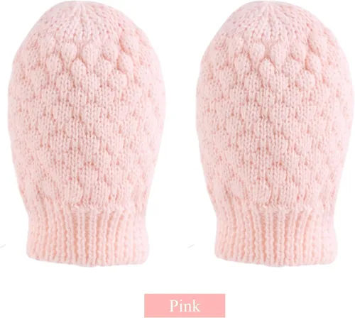 Vista 38 de Guantes de punto para bebés, niños y niñas, guantes de invierno para recién nacidos, guantes de 0 a 3 años