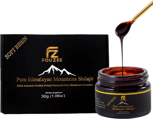 Vista 10 de Shilajit puro del Himalaya, suplemento mineral traza para mujeres y hombres, resina Shilajit natural y auténtica en botella de vidrio ámbar, ácido