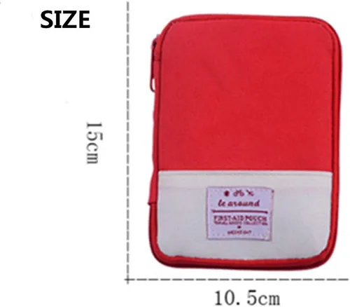 Vista 2 de King&Pig Bolsa de primeros auxilios vacía portátil Kit de bolsa de oficina en casa Bolsa de rescate de emergencia médica Bolsa de rescate Paquete