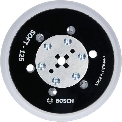 Vista 6 de BOSCH RSM5045 Almohadilla de lijado mediana de gancho y bucle con múltiples orificios de 5 pulgadas