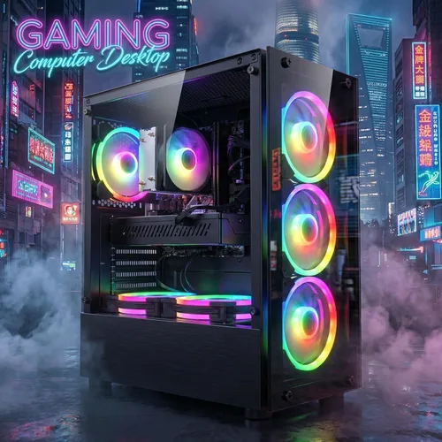 Vista 4 de Escritorio para PC para juegos STGAubron, R5 2600, RTX 2060 6G
