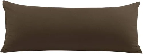 Vista 13 de PiccoCasa Funda de almohada de microfibra con cremallera de 110 GSM, 20 x 48 pulgadas, color negro