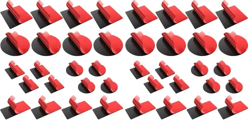 Vista 7 de Cinta adhesiva de doble cara 3M, 20 piezas de cinta de espuma de montaje resistente, cuadrados y puntos adhesivos VHB 5952 - 2 pulgadas