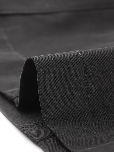 Vista 6 de Allegra K Chaqueta con cremallera y bolsillos para mujer, chaleco sin mangas tipo cargo