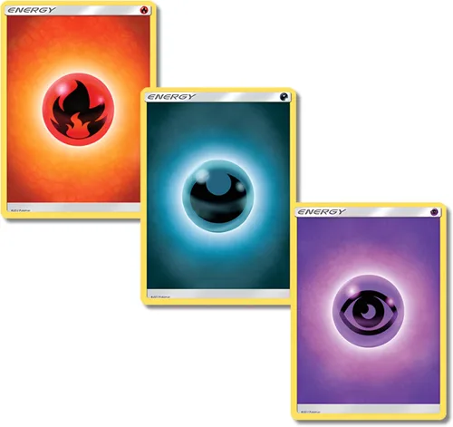 Vista 2 de Pokemon 90 Cards Basic Energy Pack (10 de cada tipo)