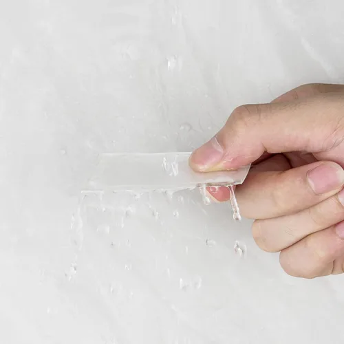 Vista 3 de LUEXBOX Cinta de montaje de doble cara resistente, nano cinta para ducha, cuadrados de montaje, almohadilla adhesiva transparente para paredes