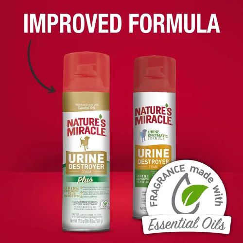 Vista 9 de Nature's Miracle Destructor de orina de perros Plus, fórmula enzimática para manchas severas de orina de perro, 17.5 onzas