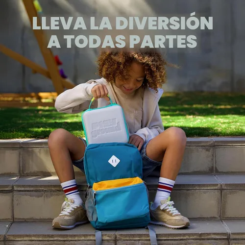 Vista 2 de Nex Estuche de viaje con sistema de juego activo para patio, almacenamiento portátil ligero para consola de juegos familiar