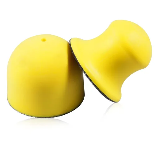 Vista 10 de SPEEDWOX Paquete de 3 bloques de lijado de mano de 1 pulgada, mini almohadilla de lijado de gancho y bucle, placa de respaldo de gancho