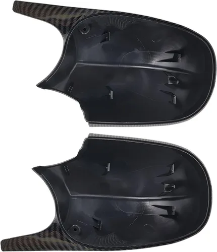 Vista 5 de de fibra de carbono Compatible con BMW Serie 3 E90 E91 2009-2011/ E92 E93 2011-2013 LCI Tapas de cubierta de espejo lateral estilo M3