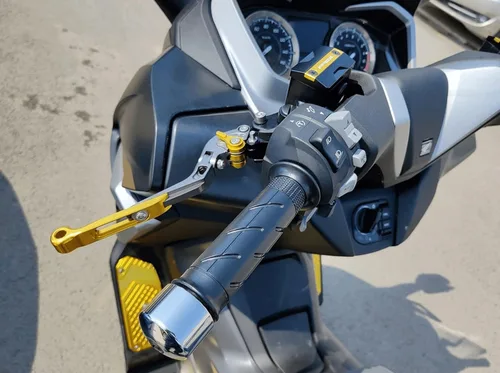 Vista 7 de Palancas de embrague de freno plegables ajustables para motocicleta para Yamaha MT-07 FZ-07 FZ07 MT07 2014 2023 Manijas de control delantero