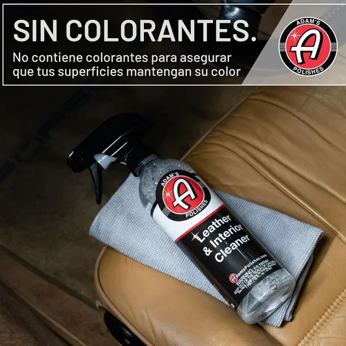 Vista 6 de Adam's Polishes Limpiador de cuero e interiores, 16oz