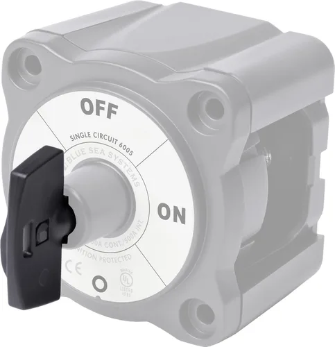 Vista 8 de Blue Sea Systems 6008200 Serie m-Series Mini Interruptor de batería Selector de 3 posiciones, negro