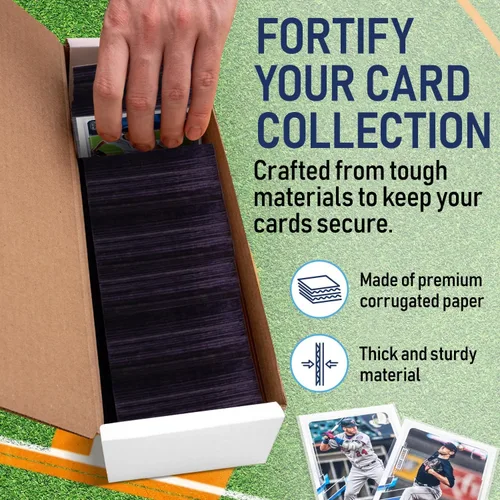 Vista 5 de Caja de Almacenamiento Premium para Tarjetas Coleccionables de Deportes, Béisbol, Fútbol Americano, Baloncesto, MTG y TCG para Coleccionistas