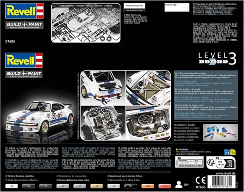 Vista 8 de Revell RV07685 07685 7685 1:24 Porsche 934 RSR 'Martini Racing' Kit de modelo, Varios, 1/24