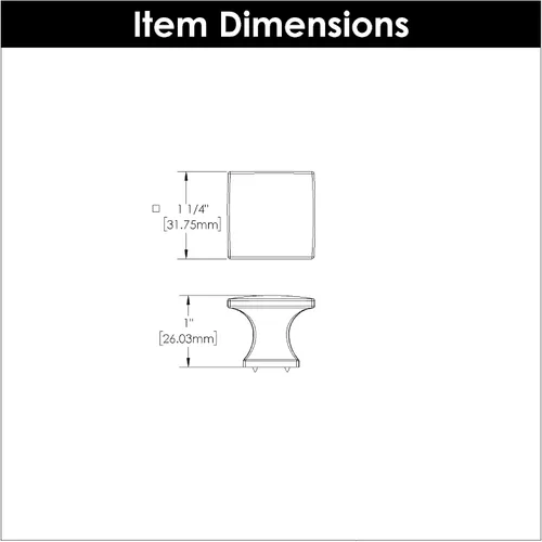 Vista 5 de Hickory Hardware SS Studio Collection - Tirador de mueble