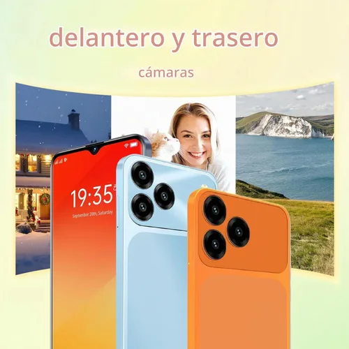 Vista 6 de Teléfono desbloqueado, teléfono inteligente Android, batería interna, 2 GB de RAM, 32 GB de ROM, compatible con banda de frecuencia de tarjeta SIM