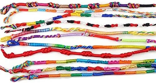 Vista 5 de 50 hebras trenzadas para joyería pulseras hechas a mano de Afazfaong