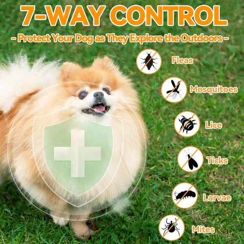 Vista 7 de Combo de pulgas masticables para gatos y perros, 200 masticables cada uno, prevención natural de pulgas y garrapatas para gatos y perros