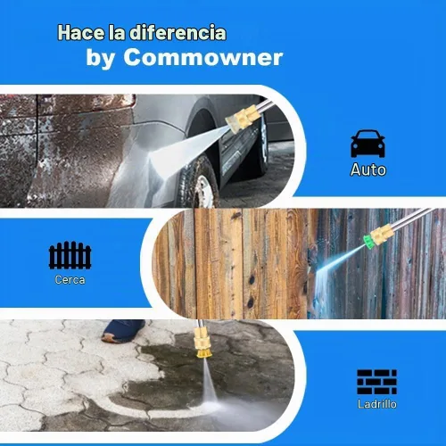 Vista 8 de Lavadora eléctrica a presión 5000 PSI Lavadora eléctrica con carrete Azul