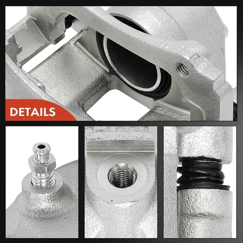 Vista 7 de A-Premium Conjunto de pinza de freno de disco con soporte compatible con modelos selectos de Buick, Chevy, Olds y Pontiac - Century, LeSabre