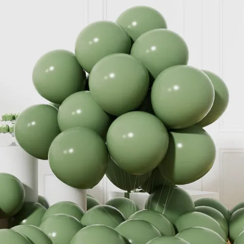 Vista 29 de AULE Globos metálicos negros de 12 pulgadas, 50 globos de látex negros, helio cromado, globo grueso brillante, decoración perfecta para fiesta