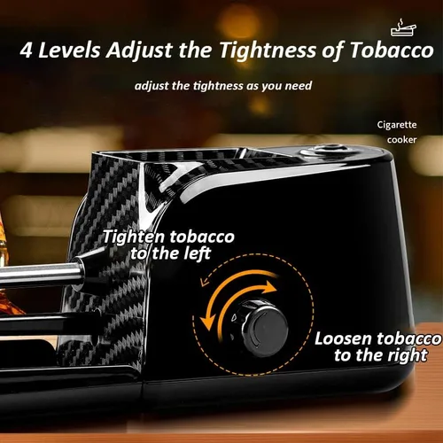 Vista 7 de Máquina de laminación de cigarrillos eléctricos, fabricante de inyector de tabaco portátil, máquina automática de inyección de cigarrillos fibra