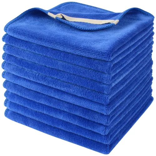 Vista 27 de SINLAND Paños faciales de microfibra de secado rápido toallita de lavado de 8 x 8 pulgadas paño de lavado facial absorbente suave paños removedores