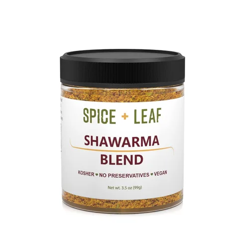 Vista 8 de Mezcla de Especias Premium Baharat de Spice + Leaf - Especia Kosher, Vegana, Sin Conservantes. Vegetariana, Sin Lácteos y Sin Sal