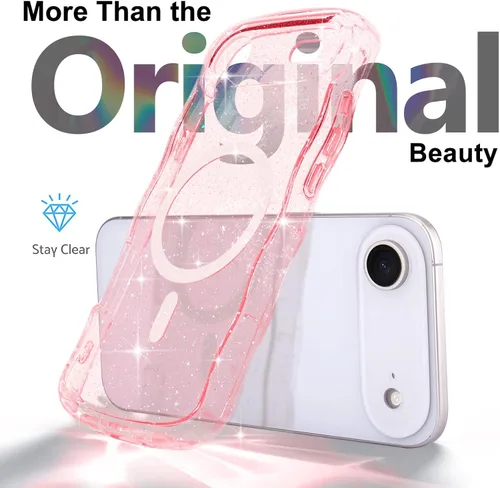 Vista 338 de Pepmune Funda magnética para iPhone 17 Pro Max, color rosa