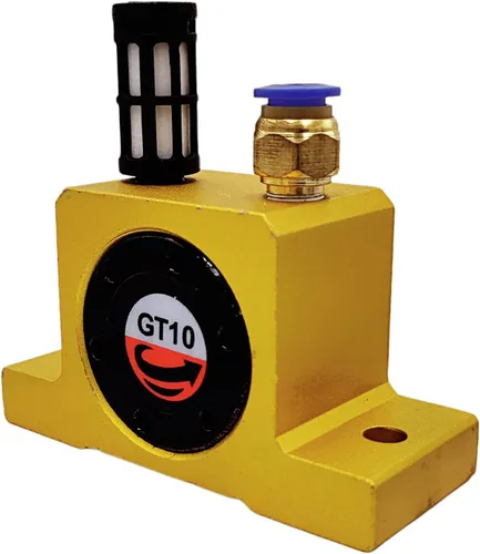 Vista 2 de Vibrador neumático de turbina de aire GT10 Serie GT Vibrador de turbina neumática 1/8 "Componentes del sistema neumático industrial Vibradores