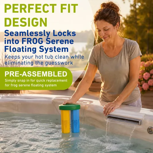 Vista 2 de Cartucho mineral y bromo compatible con el sistema flotante Frog Serene