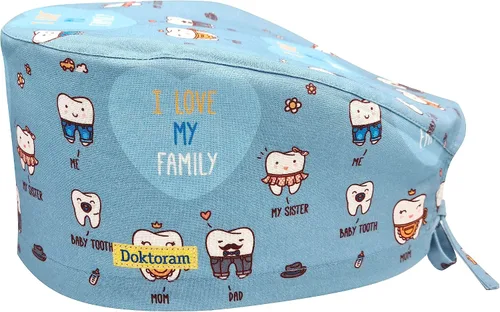 Vista 6 de Print Scrub Caps - Sombrero perfecto para enfermeras, médicos y EMTs..