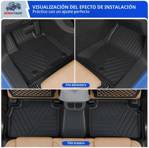 Vista 2 de Juego de alfombrillas Rongtaod para Hyundai Tucson 2022-2026 Accesorios