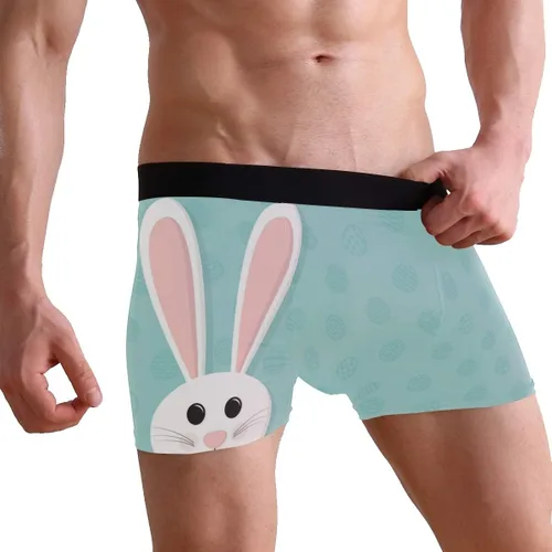 Vista 5 de Calzoncillos tipo bóxer para hombre, ropa interior de huevo, calzoncillos tipo bóxer suaves