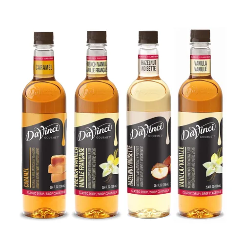 Vista 150 de DaVinci Gourmet Jarabe de azúcar de caña, botella de 25.4 fl oz (paquete de 2)