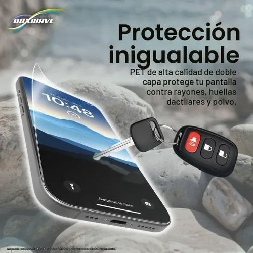 Vista 4 de BoxWave Protector de pantalla compatible con HMD Barbie – ClearTouch ImpactShield (paquete de 2), protector de pantalla impenetrable película
