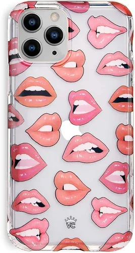 Vista 10 de VELVET CAVIAR Funda brillante iridiscente para iPhone 11 Pro, funda protectora estética para mujer (cuarzo ópalo azul)