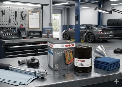 Vista 4 de BOSCH Filtro de aceite de alta calidad 3300 con tecnología de filtración FILTECH, compatible con Chevrolet, Ford, Honda, Infiniti, Kia, Mazda