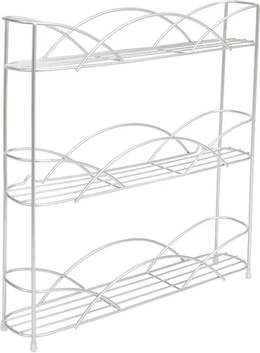 Vista 12 de Spectrum Diversified Scroll - Estante de pared para especias, color negro