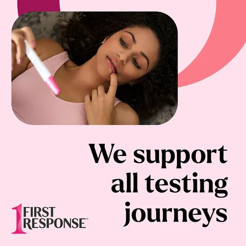Vista 9 de FIRST RESPONSE Prueba y Confirma de Embarazo, adulto unisex, 1 Prueba de Línea y 1 Prueba Digital