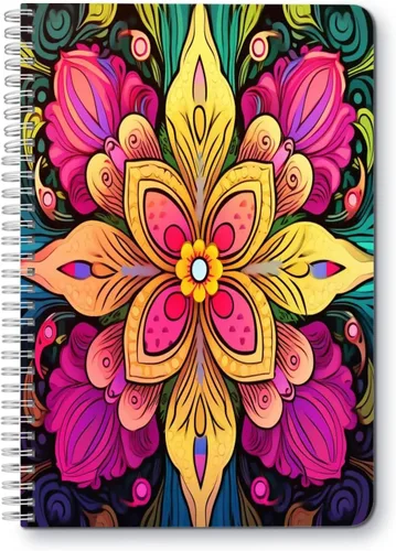 Vista 28 de Cuaderno de espiral, doble alambre en espiral, diario de composición escolar, suministros para la escuela y la oficina, 100 páginas, 5.71 x 8.26