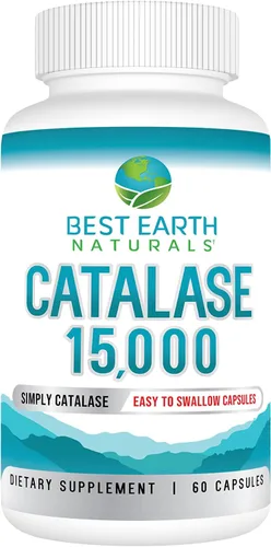 Vista 10 de Best Earth Naturals Suplemento Catalase 10,000 con Saw Palmetto, Biotina, Fo-Ti, PABA - Suplementos capilares para cabello fuerte - 60 cápsulas