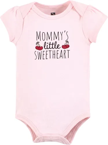 Vista 71 de Hudson Baby baby-girls Cotton Bodysuits 3-pack
