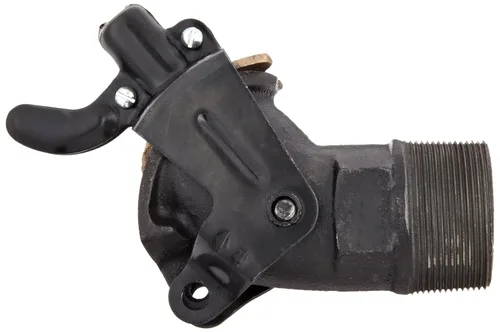 Vista 2 de Dixon D75 Válvula de compuerta de tambor de hierro, 2" NPT macho