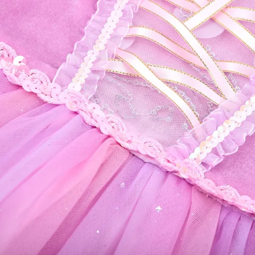Vista 7 de JerrisApparel Vestido de princesa para niñas disfraz de Halloween cosplay fiesta