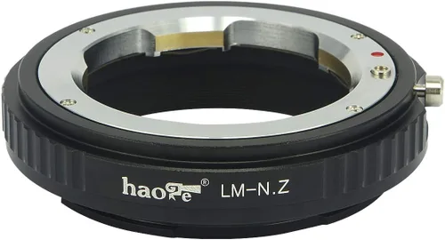 Vista 2 de Haoge Adaptador manual de montaje de lente para Leica M LM, Zeiss ZM, lente Voigtlander VM a cámara Nikon Z Mount como Z6 Z7