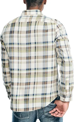 Vista 2 de Nautica Camisa a cuadros elaborada de forma sostenible para hombre