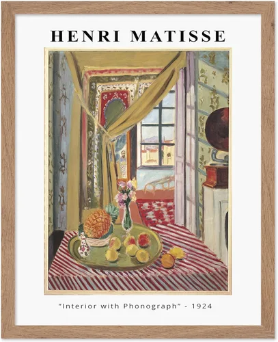 Vista 55 de Poster Master Póster Vintage de Henri Matisse – Impresión Retro de Fauvismo – Regalo para Artista, Inauguración de Casa – La Ventana, Maceta